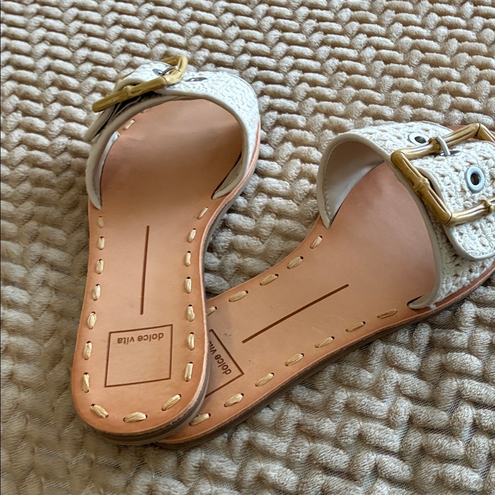 Dolce Vita Cream Sandals